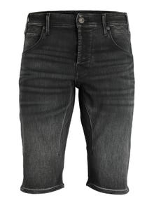Jack & Jones Regular Fit Jeans-Shorts -Black Denim - 12223991