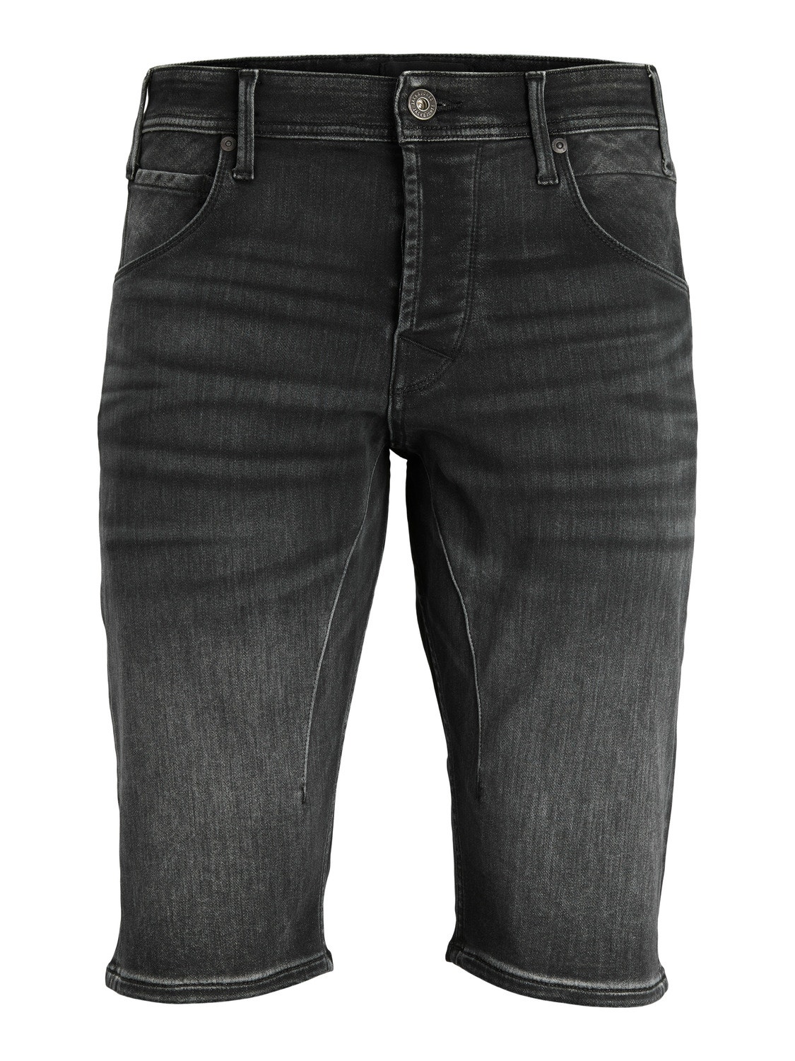 Jack & Jones Regular Fit Jeans-Shorts -Black Denim - 12223991