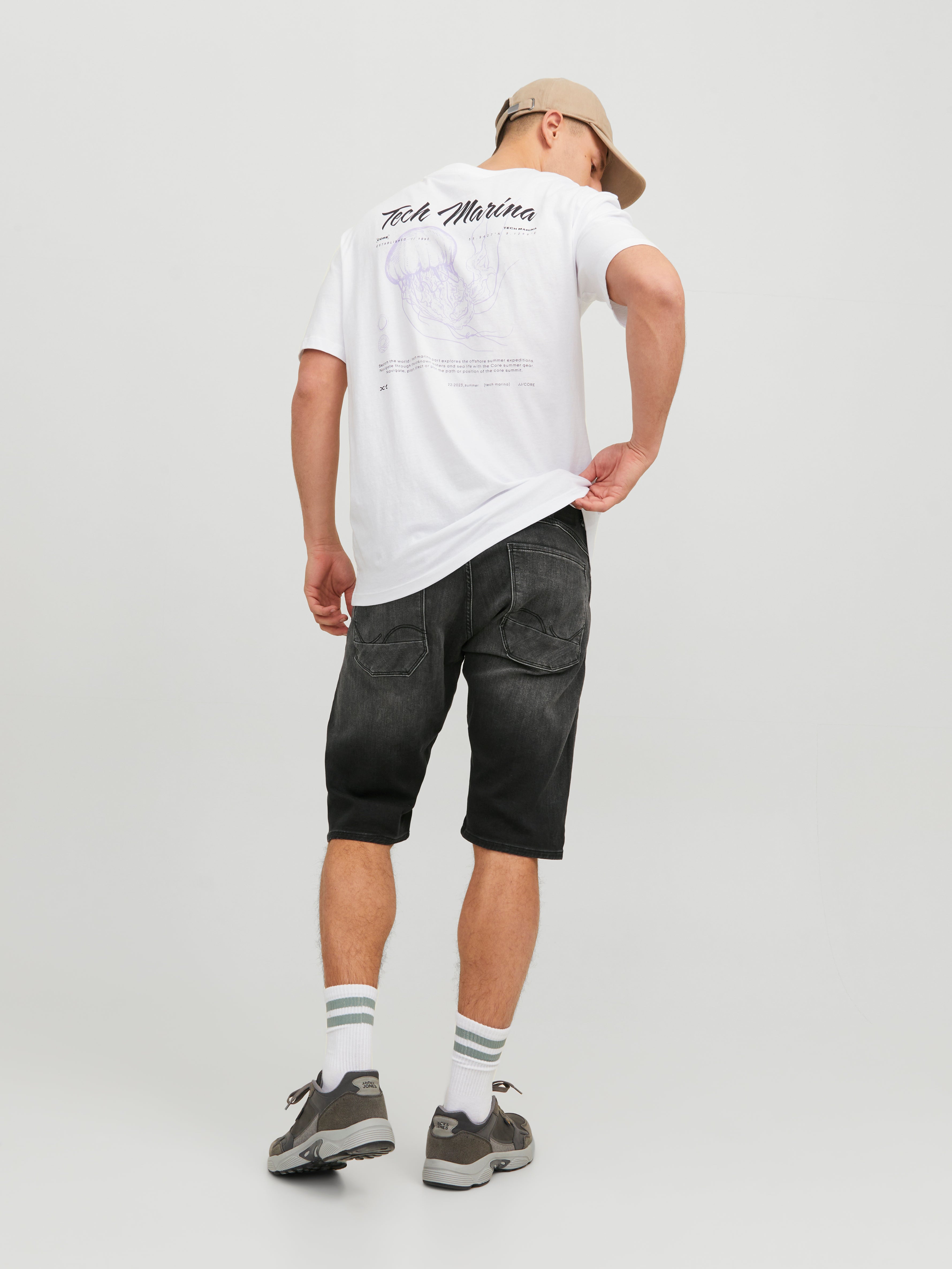 Jack & Jones Regular Fit Farkkushortsit -Black Denim - 12223991