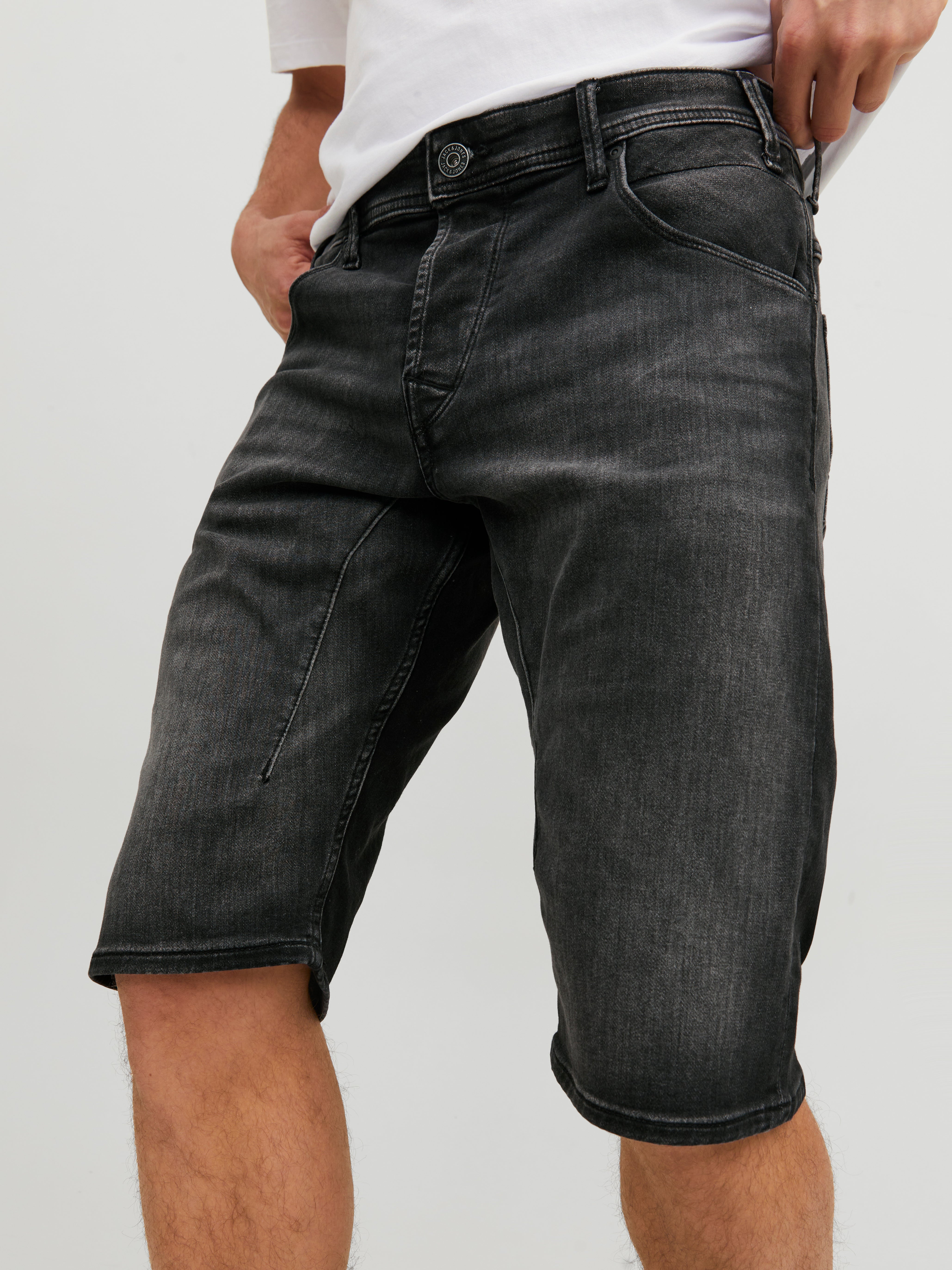 Jack & Jones Regular Fit Farkkushortsit -Black Denim - 12223991