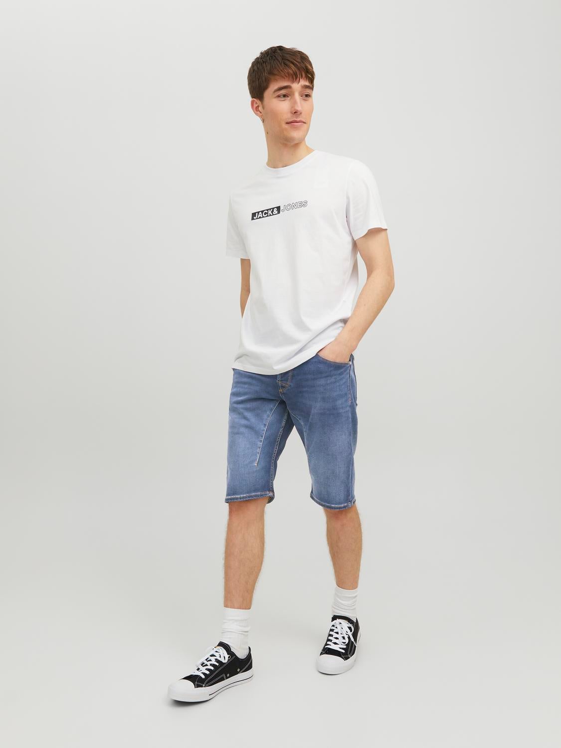 Jack and jones hot sale denim shorts