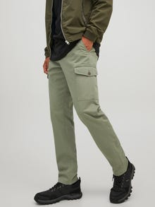 Jack & Jones Regular Fit Cargo kalhoty -Deep Lichen Green - 12224001