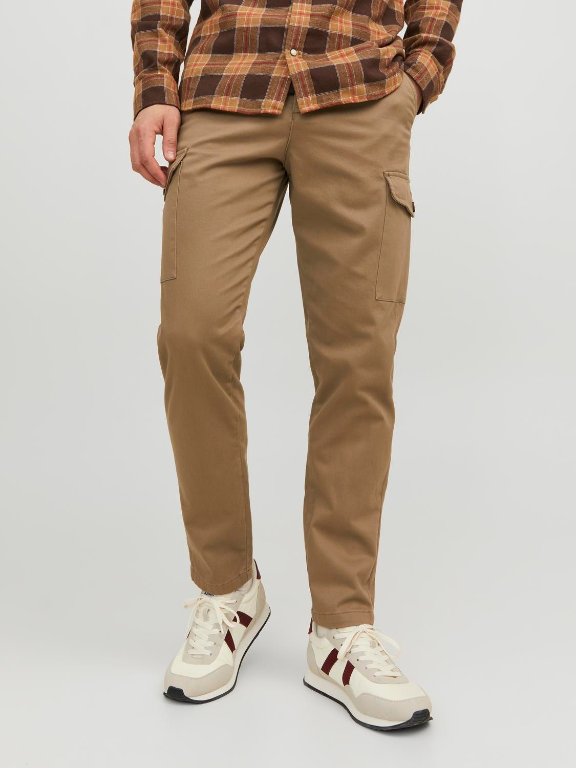 Jack & Jones Regular Fit Spodnie bojówki -Beige - 12224001