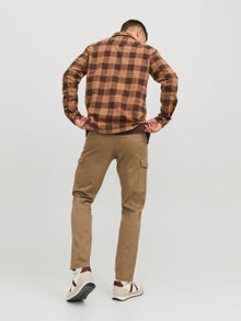 Jack & Jones Regular Fit Spodnie bojówki -Beige - 12224001
