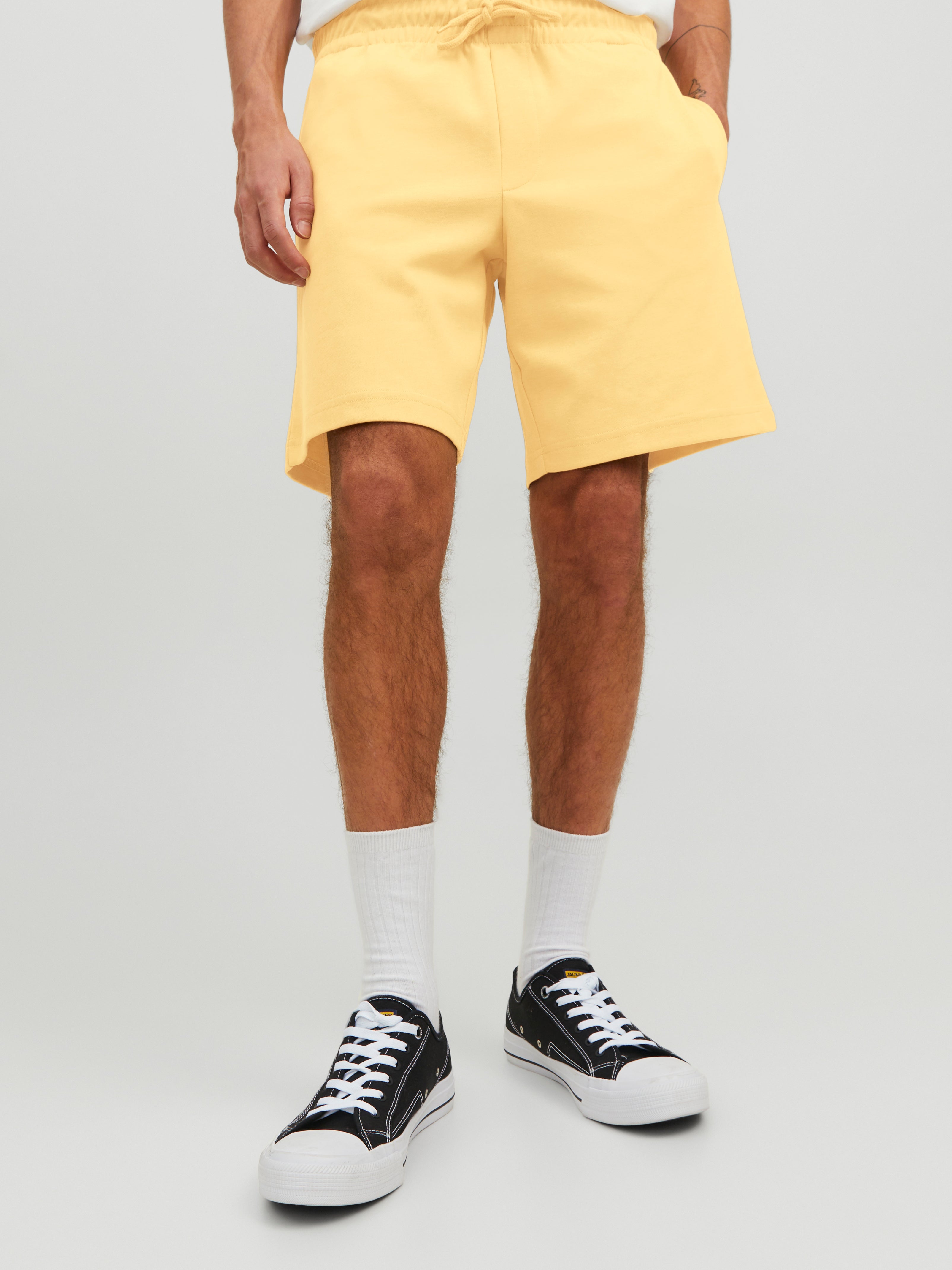 Regular Fit Sweat shorts | Light Yellow | Jack & Jones®