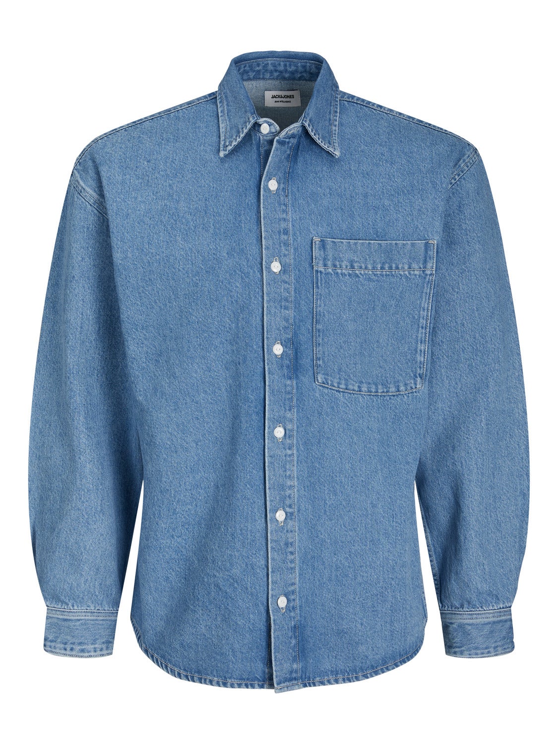 jackjones regularfitdenimshirt blue