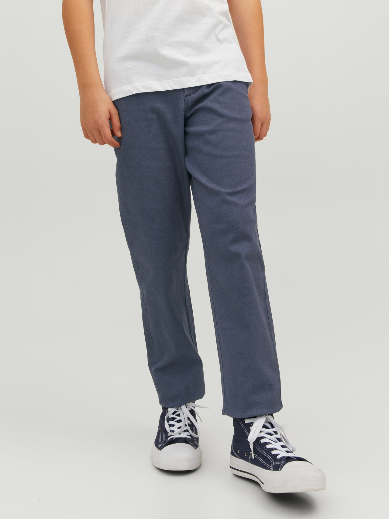 Jack & Jones Plátěné kalhoty Chino Junior -Navy Blazer - 12224625