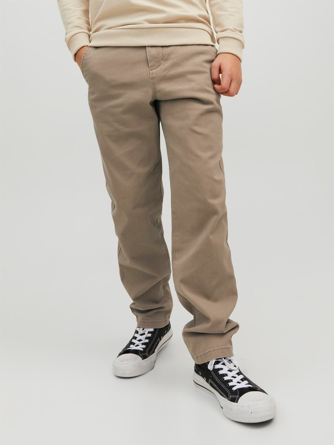 Jack & Jones Παντελόνι Regular Fit Chinos Για αγόρια -Beige - 12224625