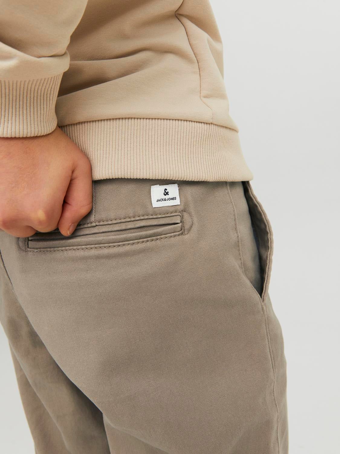 Pantalon chino Regular Fit Pour les gar ons Beige Jack Jones