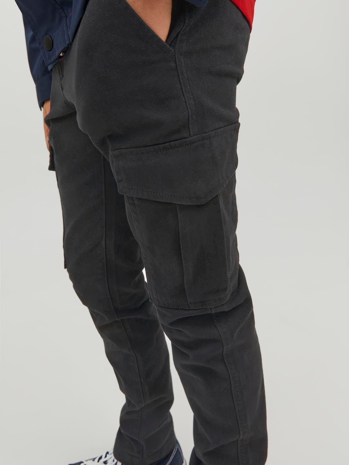 Jack & Jones „Cargo“ stiliaus kelnės For boys -Black - 12224628