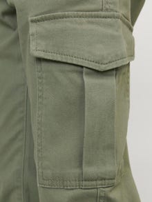Jack & Jones Cargo kalhoty Junior -Oil Green - 12224628