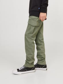 Jack & Jones „Cargo“ stiliaus kelnės For boys -Oil Green - 12224628