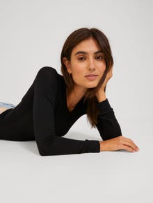 JJXX JXHARMONY Langærmet T-shirt -Black - 12224828