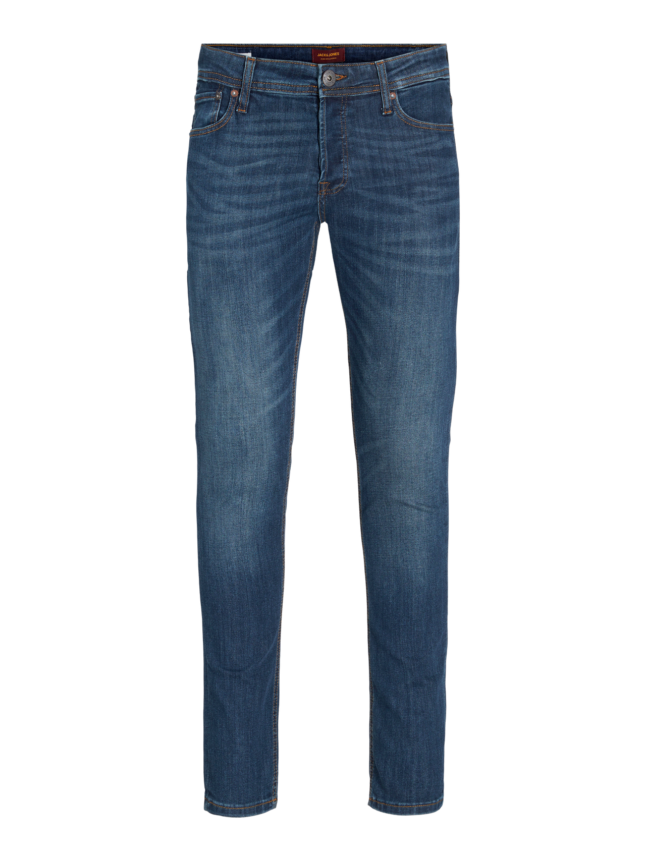 JACK & JONES Jeans Uomo Slim Fit JJIGLENN - Medium Blue Stone, Taglia 28W X 32L