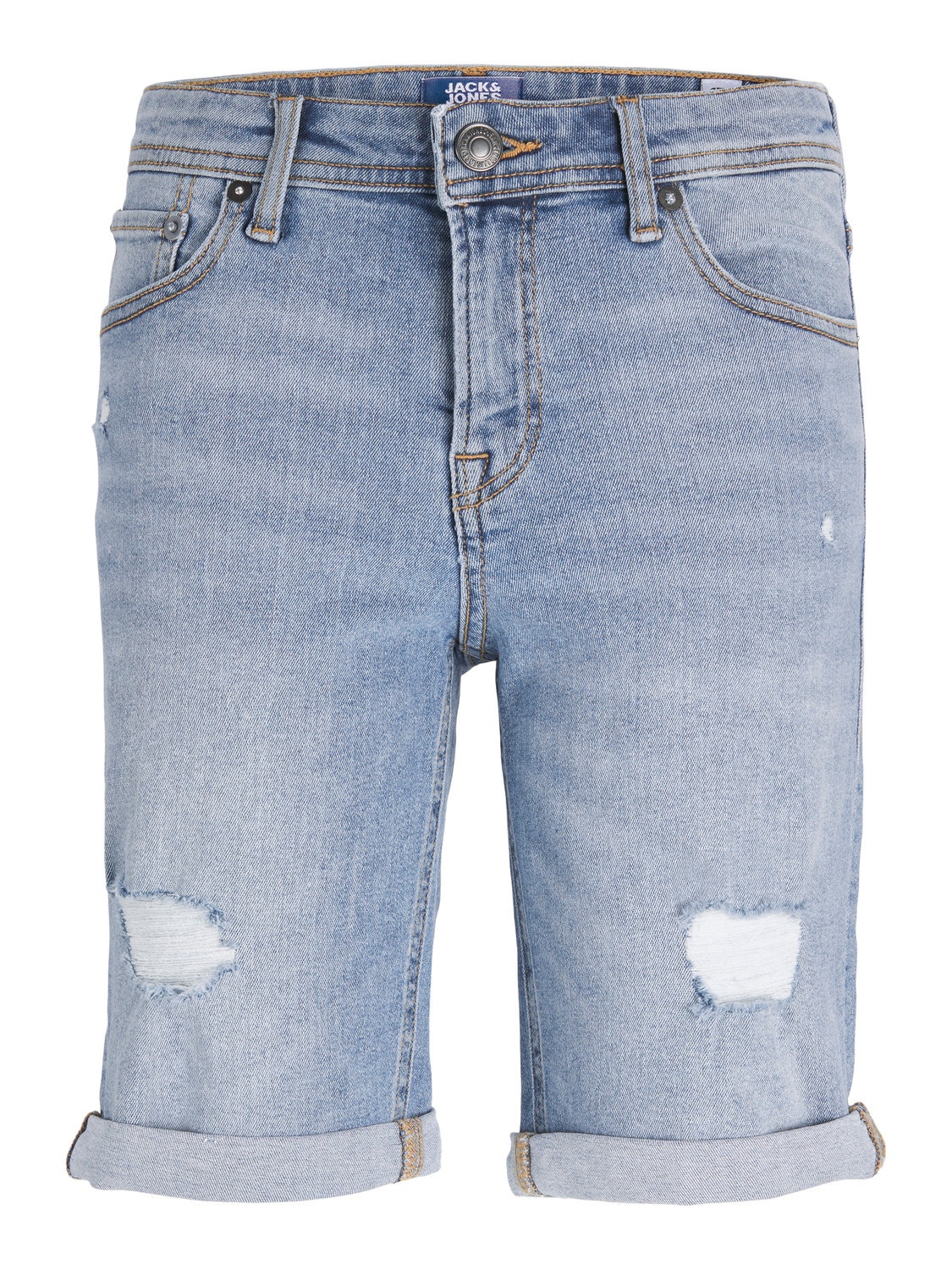 Jack & Jones Regular Fit Jeans Shorts Für jungs -Blue Denim - 12225188