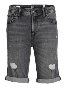 Jack & Jones Regular Fit Denim shorts Voor jongens -Black Denim - 12225189