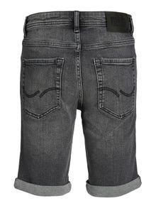 Jack & Jones Regular Fit Bermuda in jeans Per Bambino -Black Denim - 12225189