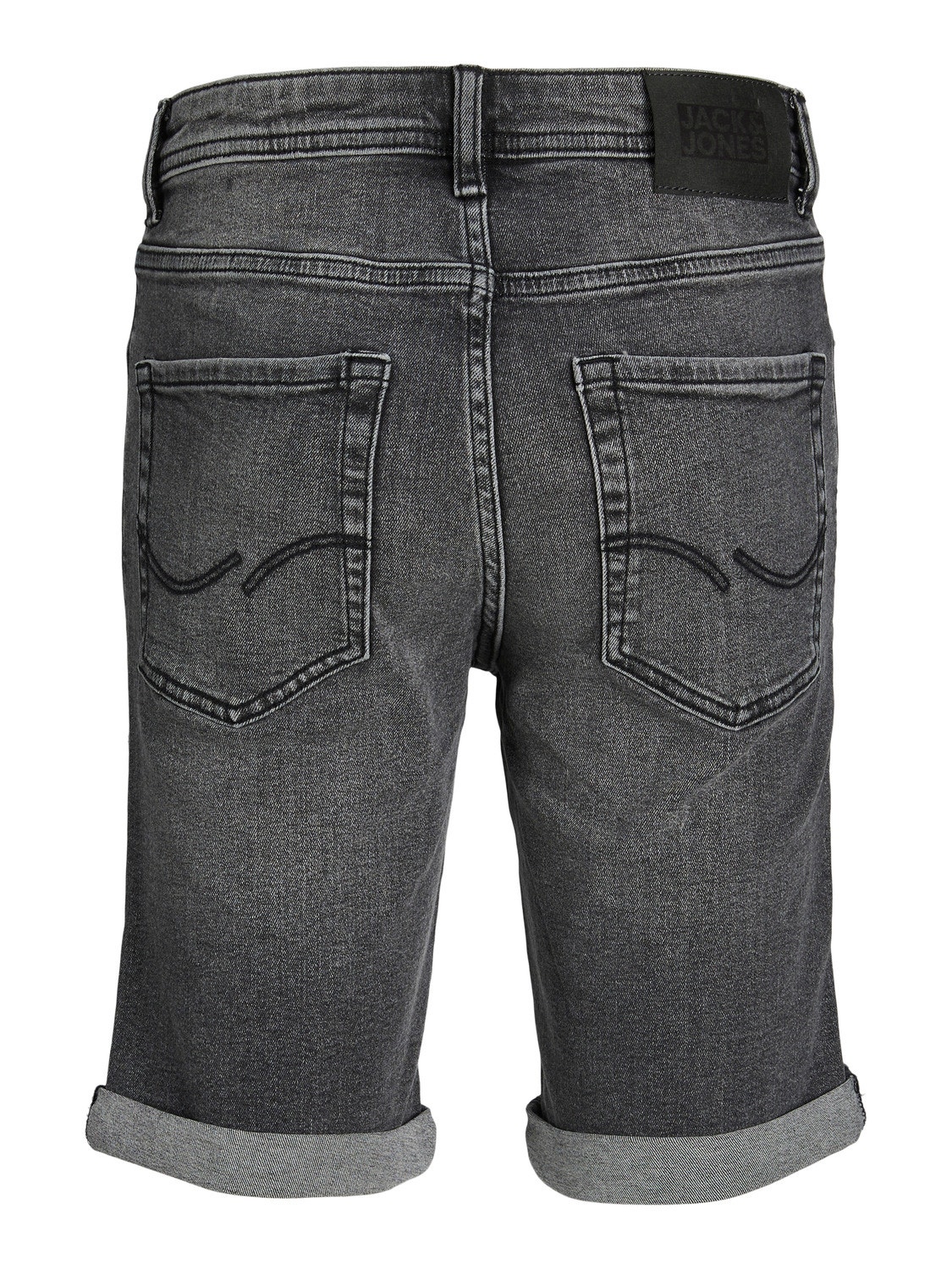 Jack & Jones Regular Fit Jeans Shorts Für jungs -Black Denim - 12225189