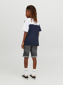 Jack & Jones Regular Fit Denim shorts For boys -Black Denim - 12225189