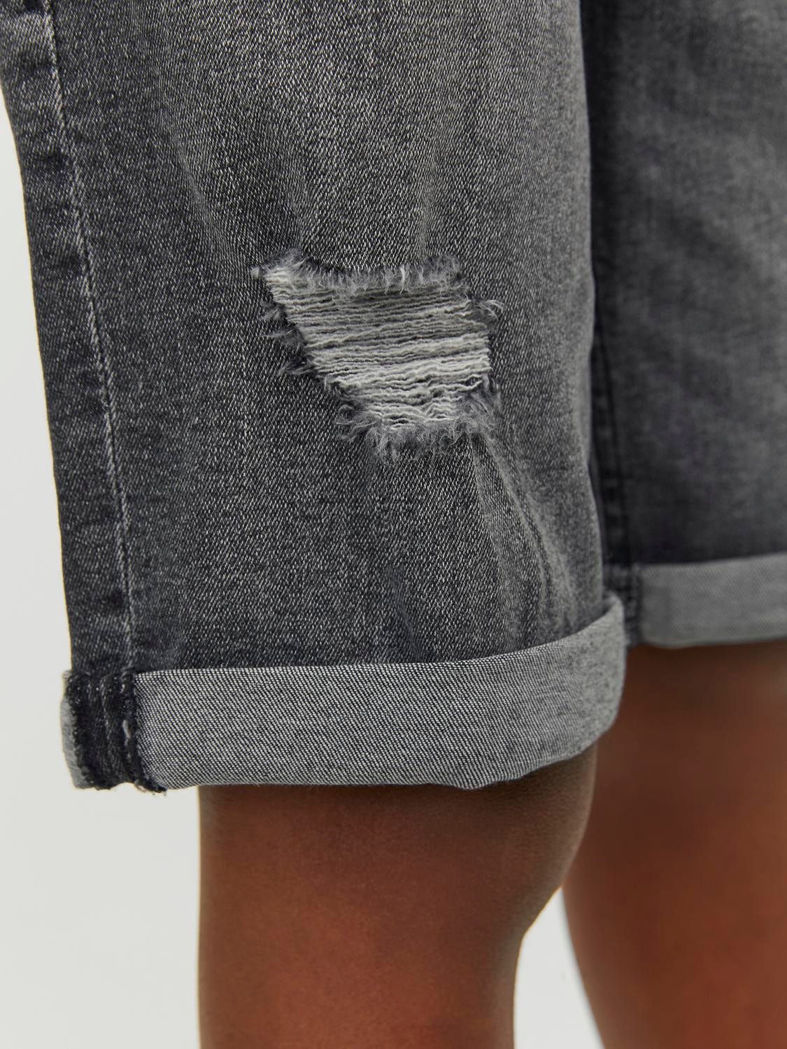 Jack & Jones Regular Fit Jeans-Shorts Für jungs -Black Denim - 12225189