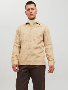 Jack & Jones Regular Fit Overshirt -Sand - 12225685