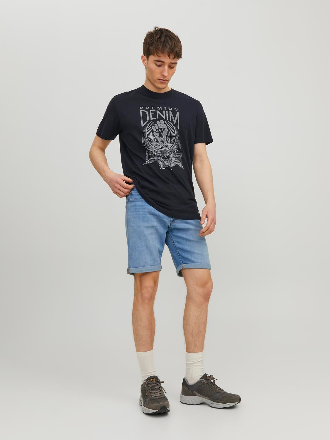 Buy Blue Shorts & 3/4ths for Men by Jack & Jones Online | Ajio.com