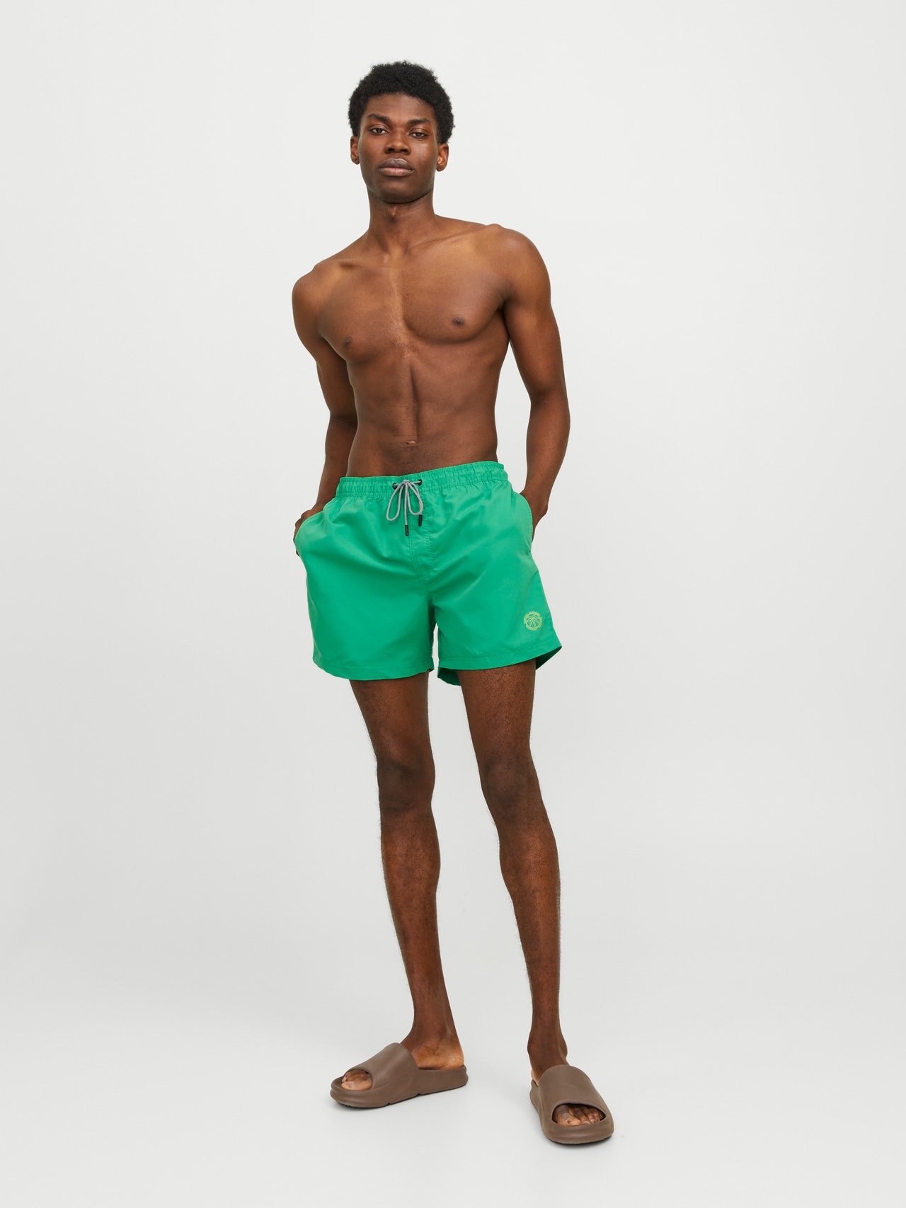 Jack & Jones Regular Fit Swim shorts -Green Bee - 12225961