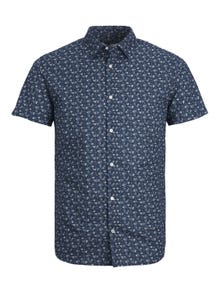 Jack & Jones Regular Fit Uformell skjorte -Navy Blazer - 12226009