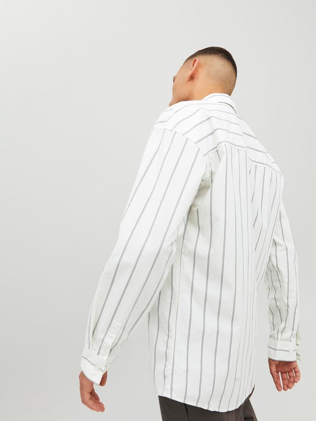 Jack & Jones Oversize Fit Stripete skjorte - 12226130