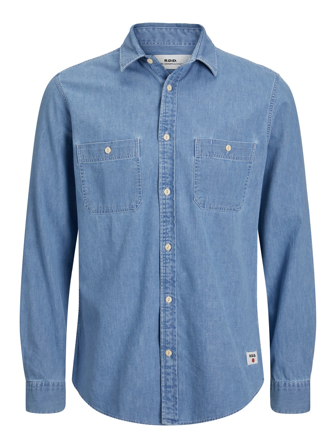 Jack & Jones RDD Regular Fit Denim Shirt -Light Blue Denim - 12226632