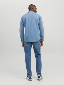 Jack & Jones RDD Regular Fit Džinsiniai marškiniai -Light Blue Denim - 12226632