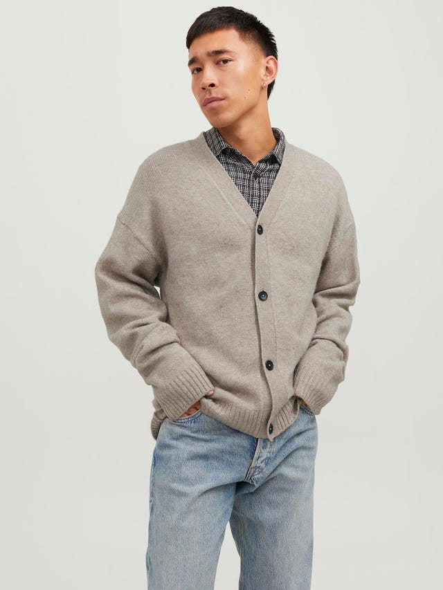 Jack & Jones Bez vzoru Pletený kardigan - 12226633