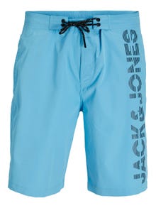 Jack & Jones Regular Fit Badeshorts -Ethereal Blue - 12227069