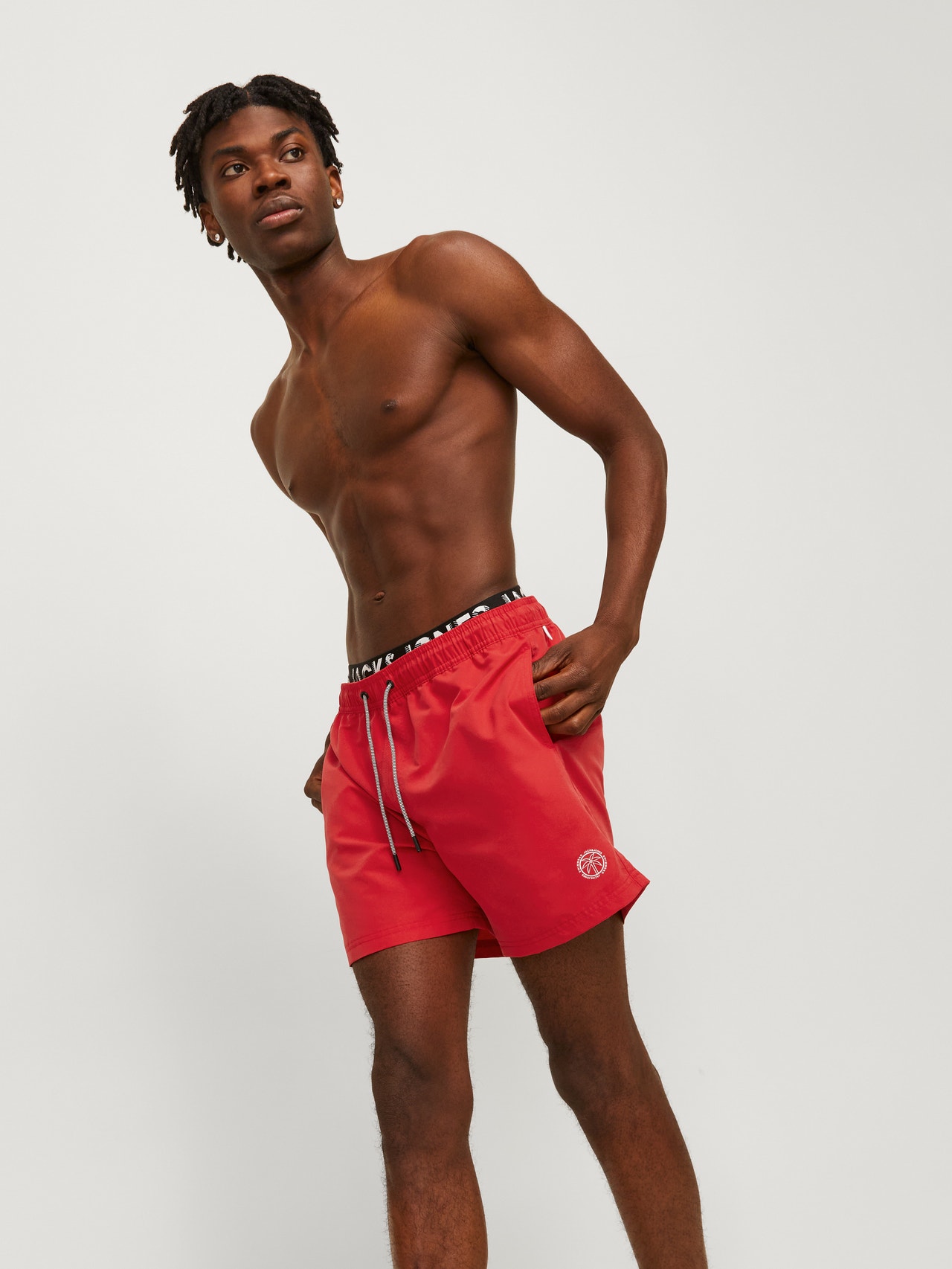 Jack & Jones Regular Fit Swim shorts -True Red - 12227254