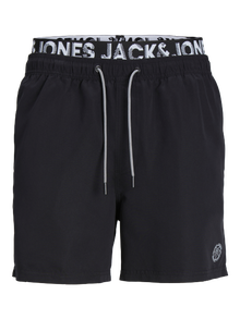 Jack & Jones Regular Fit Szorty dlo pływania -Black - 12227254