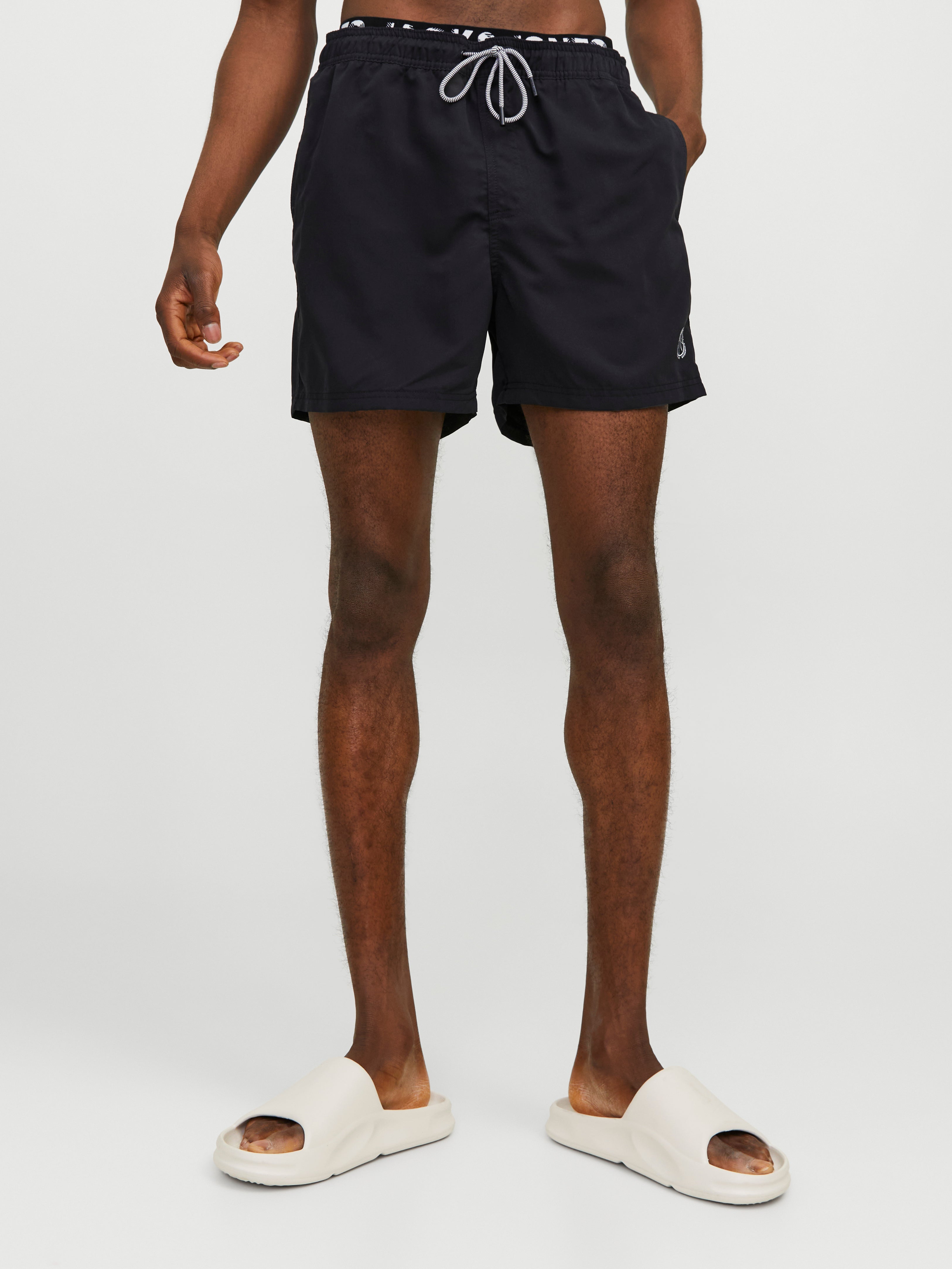 Jack & Jones Regular Fit Badeshorts -Black - 12227254