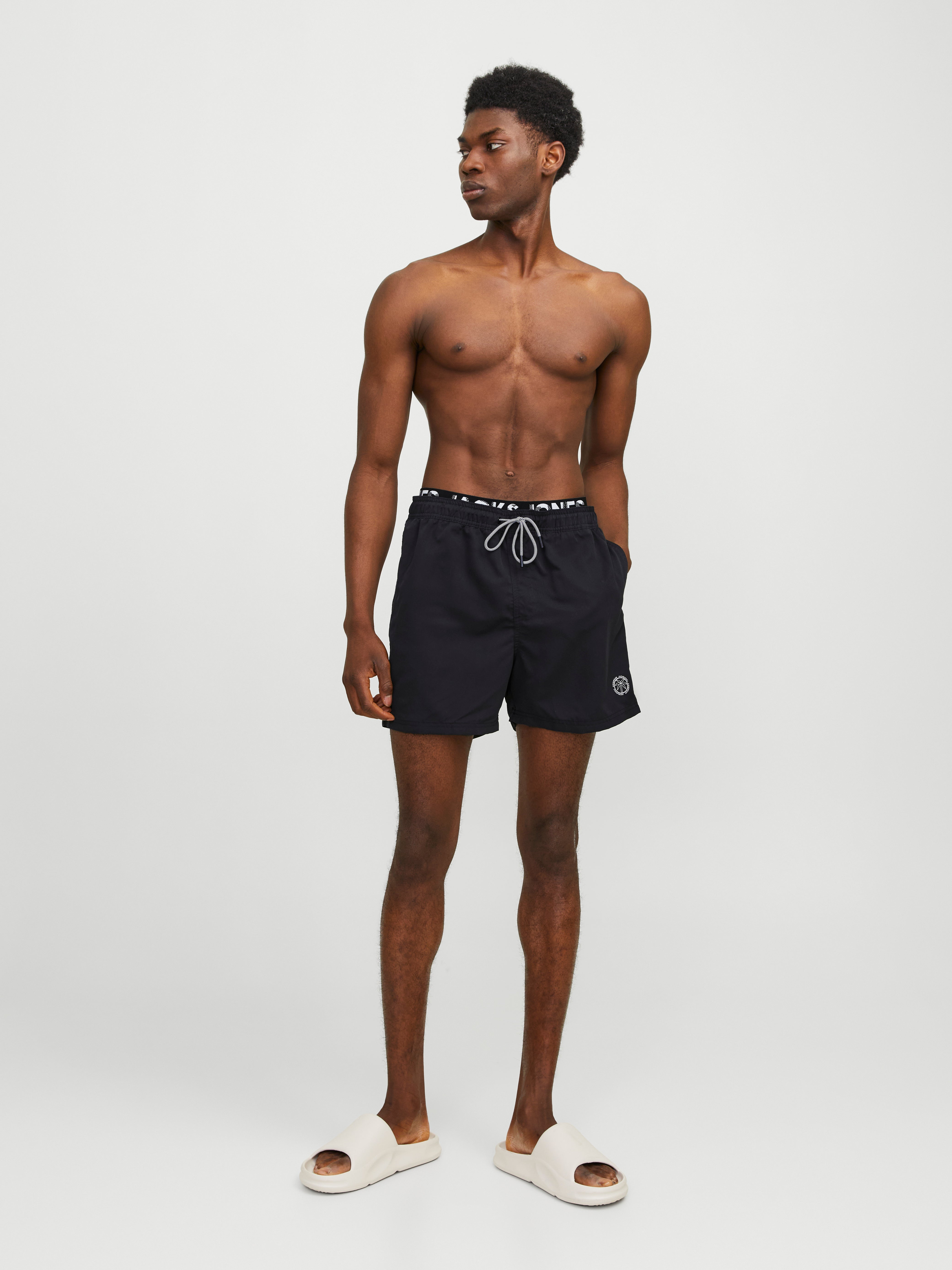 Jack & Jones Regular Fit Badeshorts -Black - 12227254