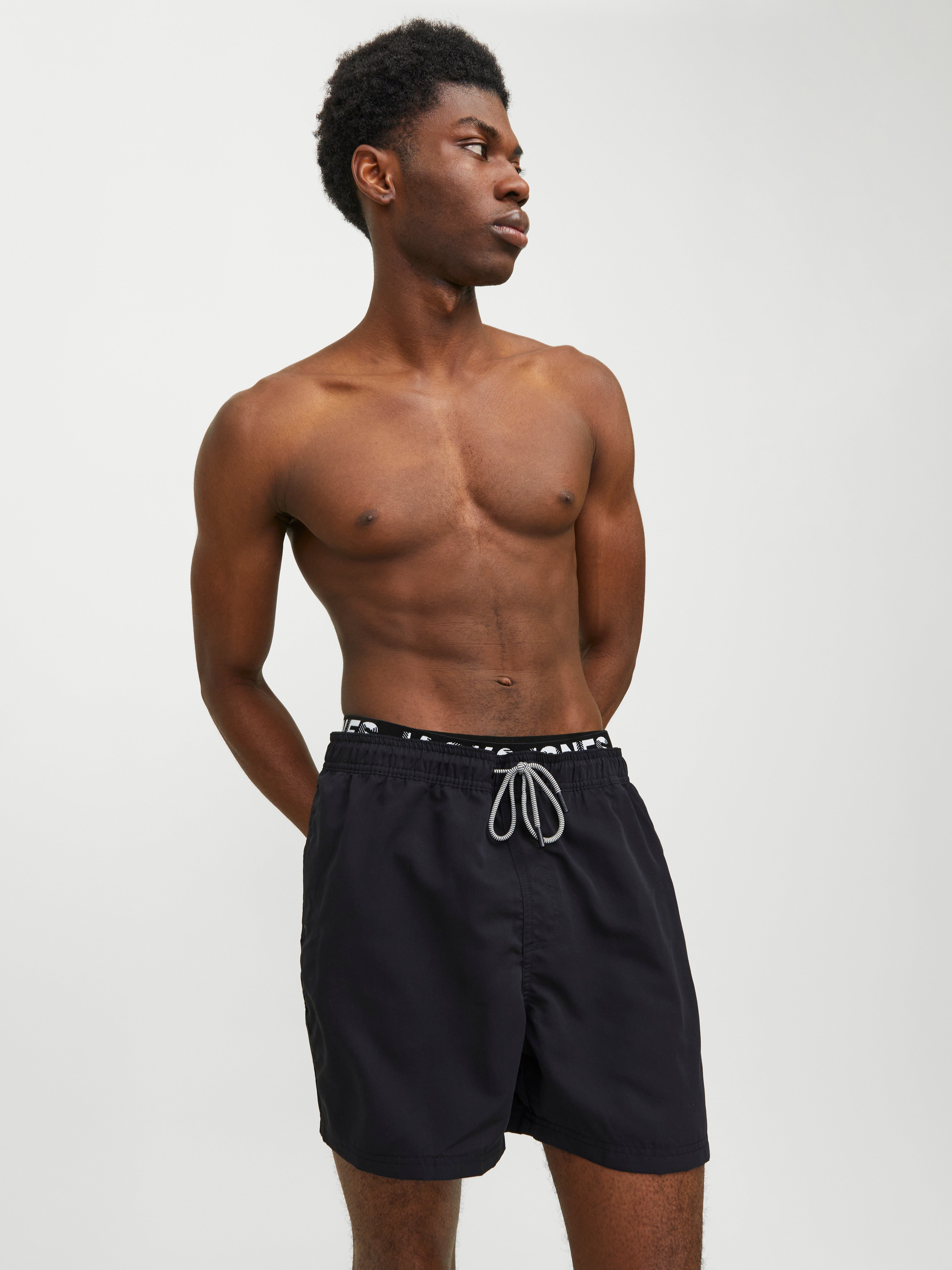 Jack & Jones Regular Fit Badeshorts -Black - 12227254