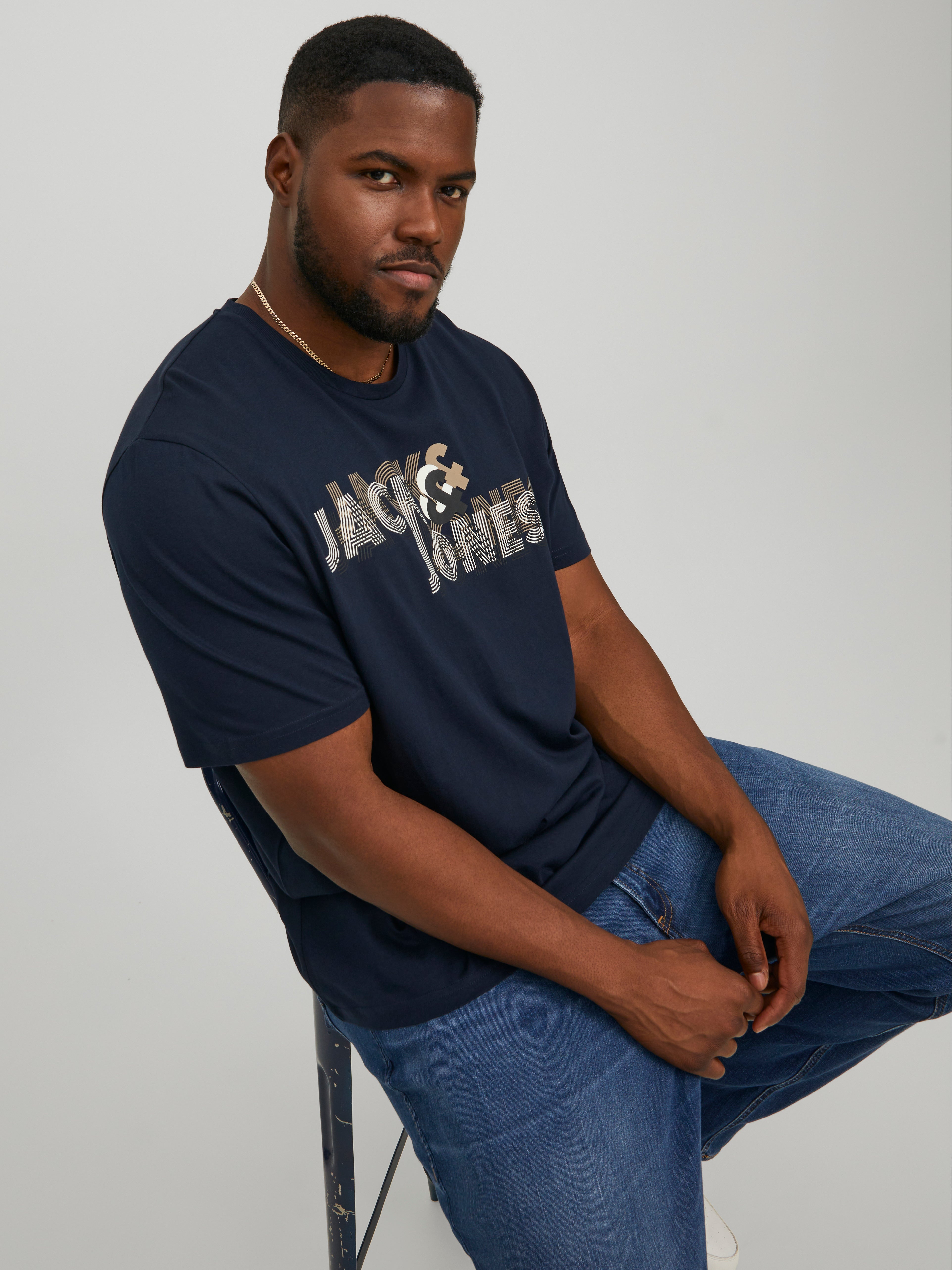 jack and jones plus size t shirt