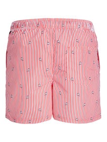 Jack & Jones Regular Fit Swim short -Hot Coral  - 12227350