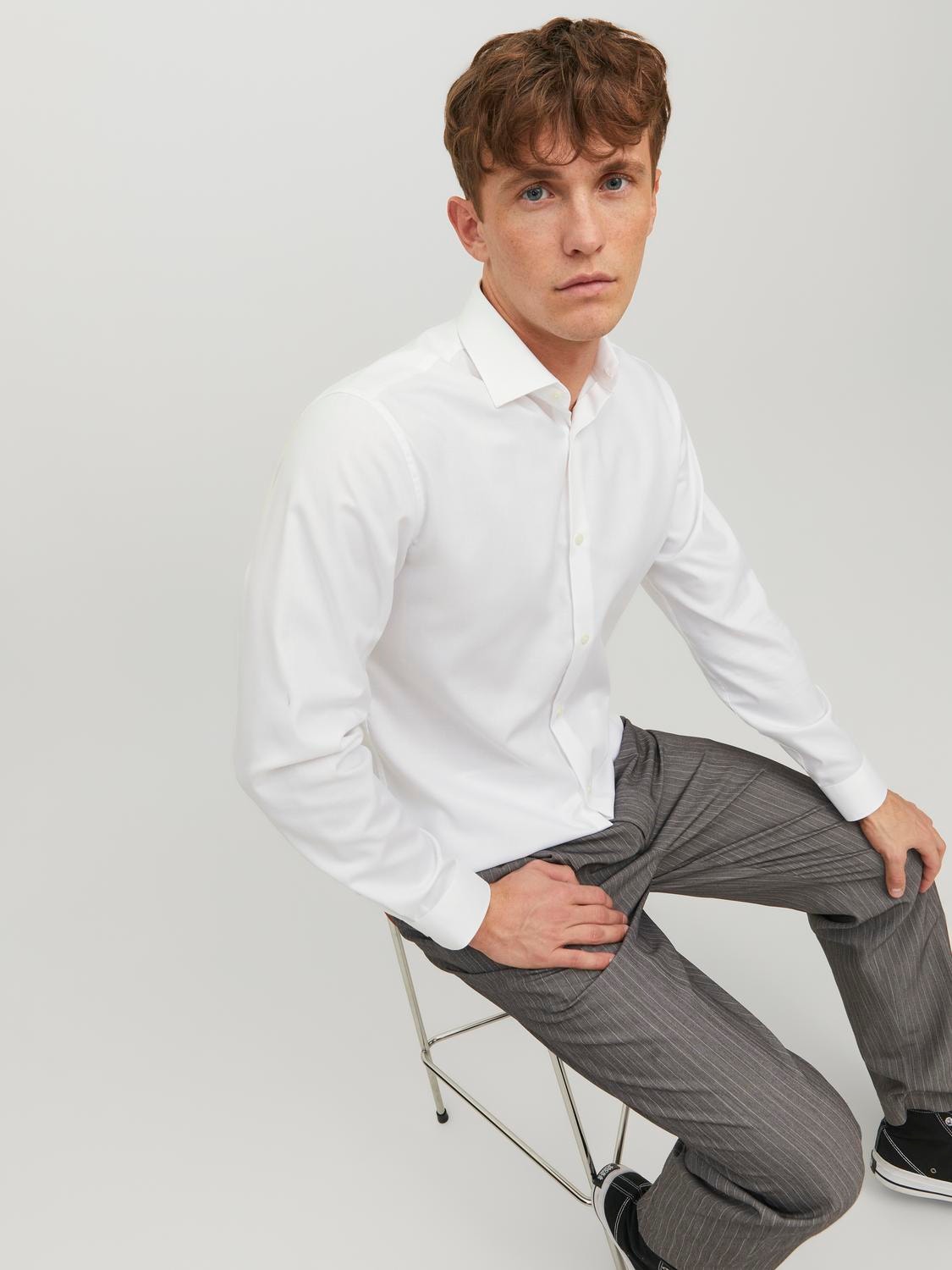 Jack & Jones Slim Fit Koszula -White - 12227385