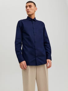 Jack & Jones Slim Fit Skjorte -Perfect Navy - 12227385