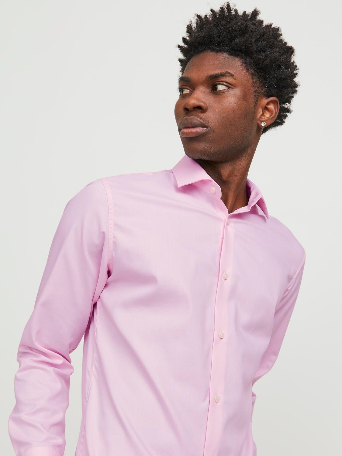 Jack & Jones Slim Fit Shirt -Pink Nectar - 12227385