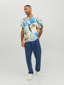 Jack & Jones Regular Fit Resort shirt -Cloud Dancer - 12227632