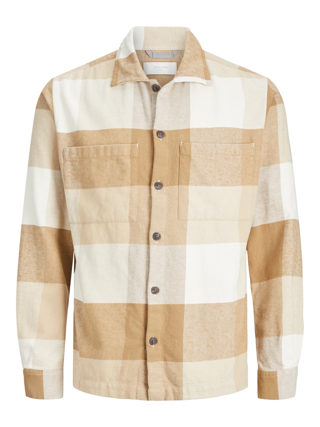 Jack & Jones Camisa a cuadros Regular Fit -White Pepper - 12227660