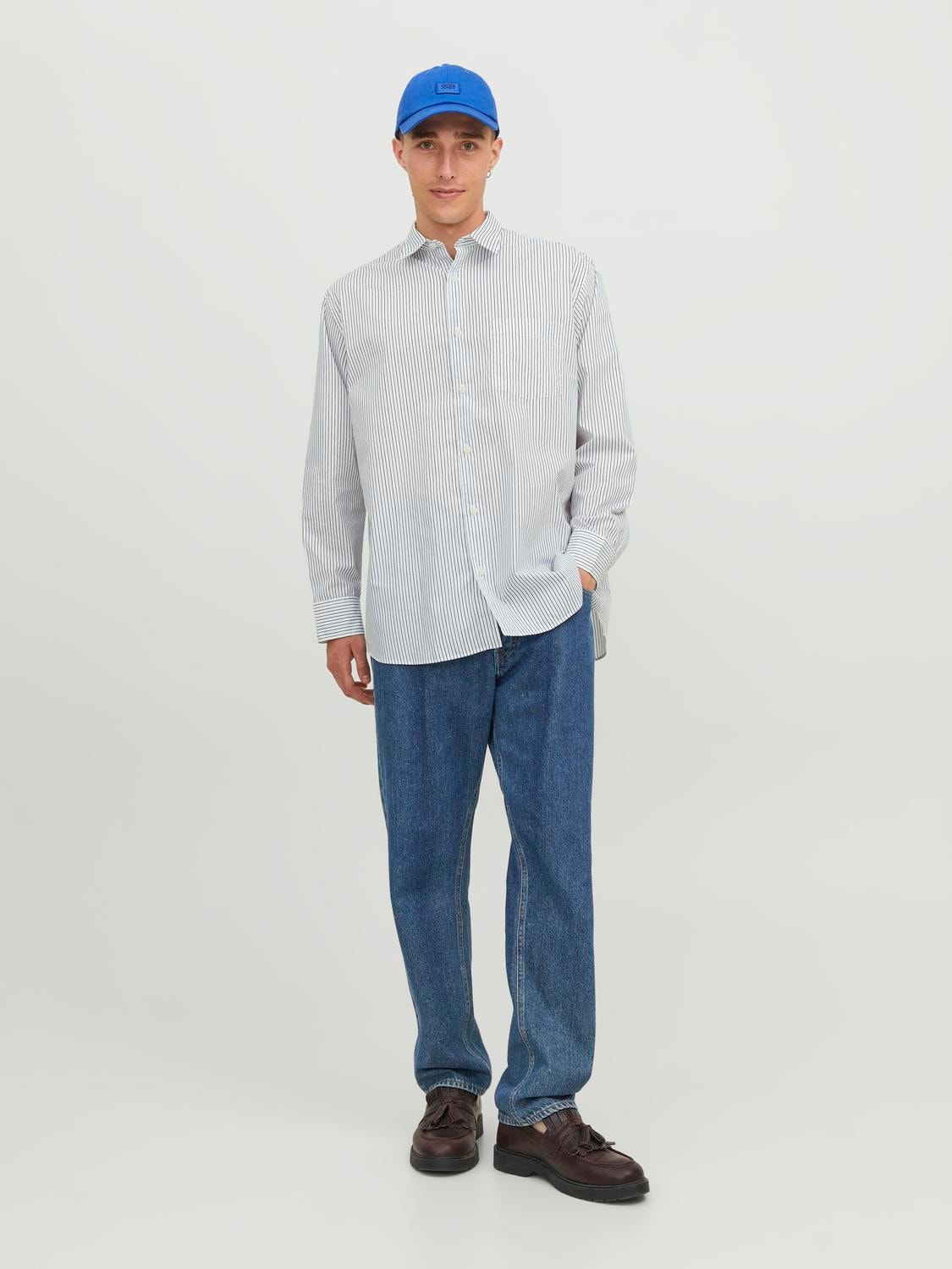 Jack & Jones Camisa Casual Extra Oversized fit -White - 12227661