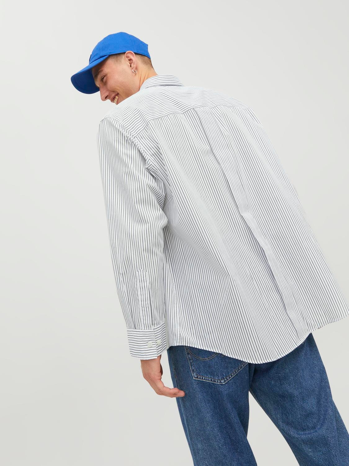 Jack & Jones Extra Oversized fit Casual skjorte -White - 12227661