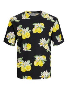 Jack & Jones Floral Crew neck T-shirt -Tap Shoe - 12227780