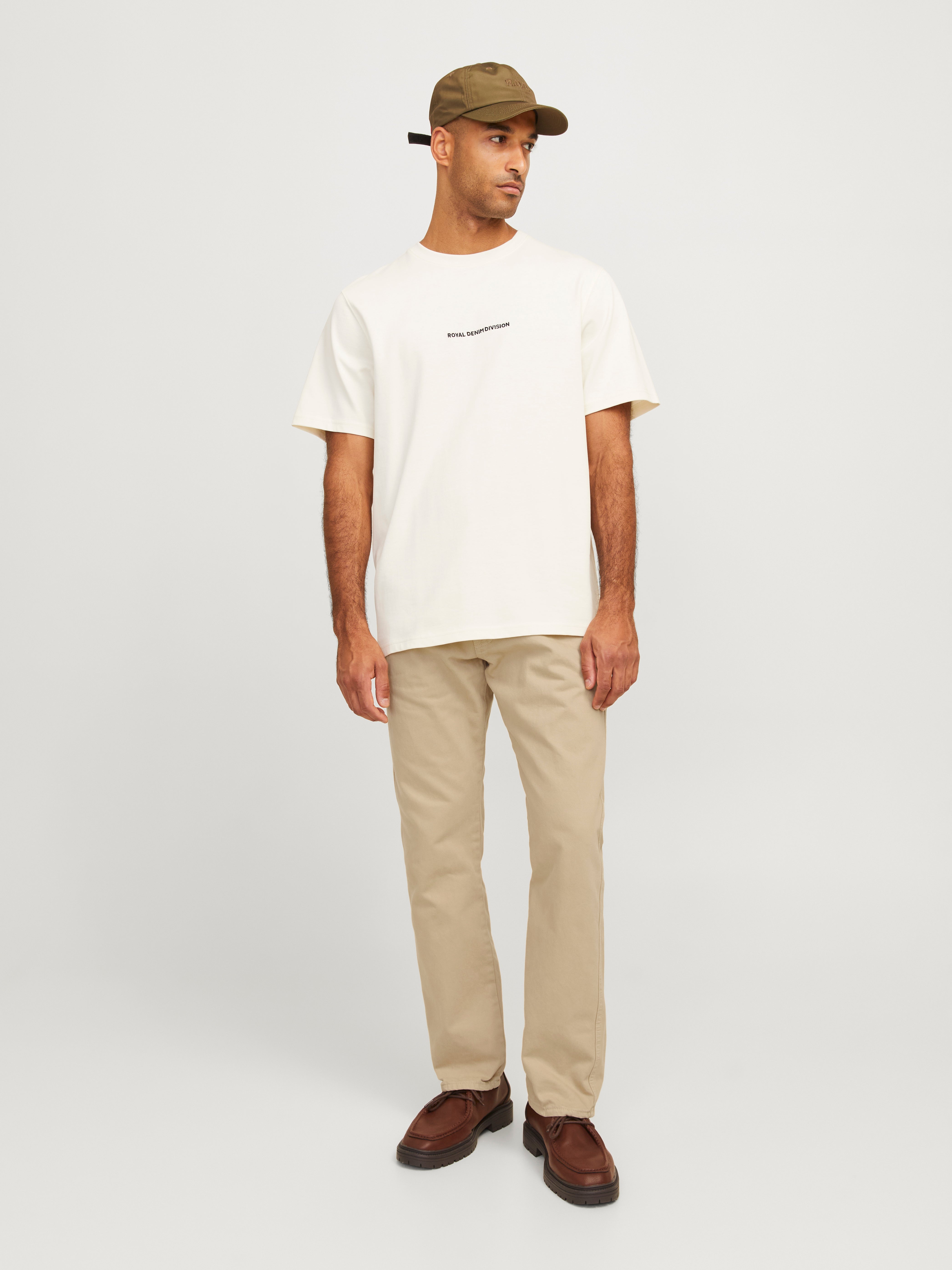 Jack&Jones Pantaloni Chino in Lino Grigio