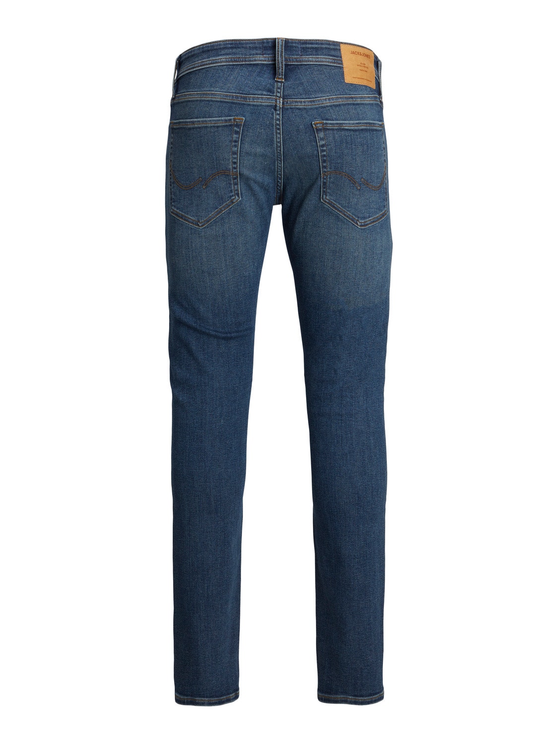 Jack & Jones JJIGLENN JJORIGINAL AM 819 Slim fit jeans For gutter -Blue Denim - 12227874
